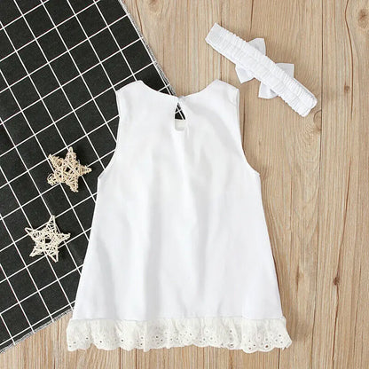 Baby Girl White Princess Lace Dress