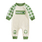 Toddler Boys Shamrock Print Romper