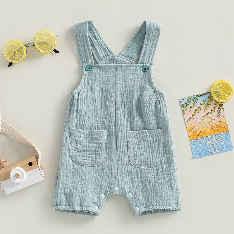 Baby Sleeveless Romper Overalls