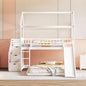 Twin Bunk Bed With Stairs & Slide