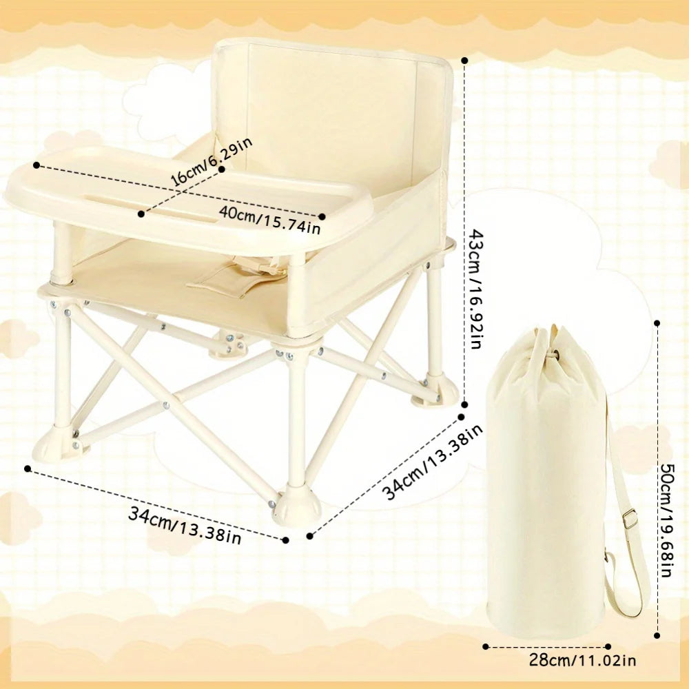 Durable High Chair With Detachable Cushion