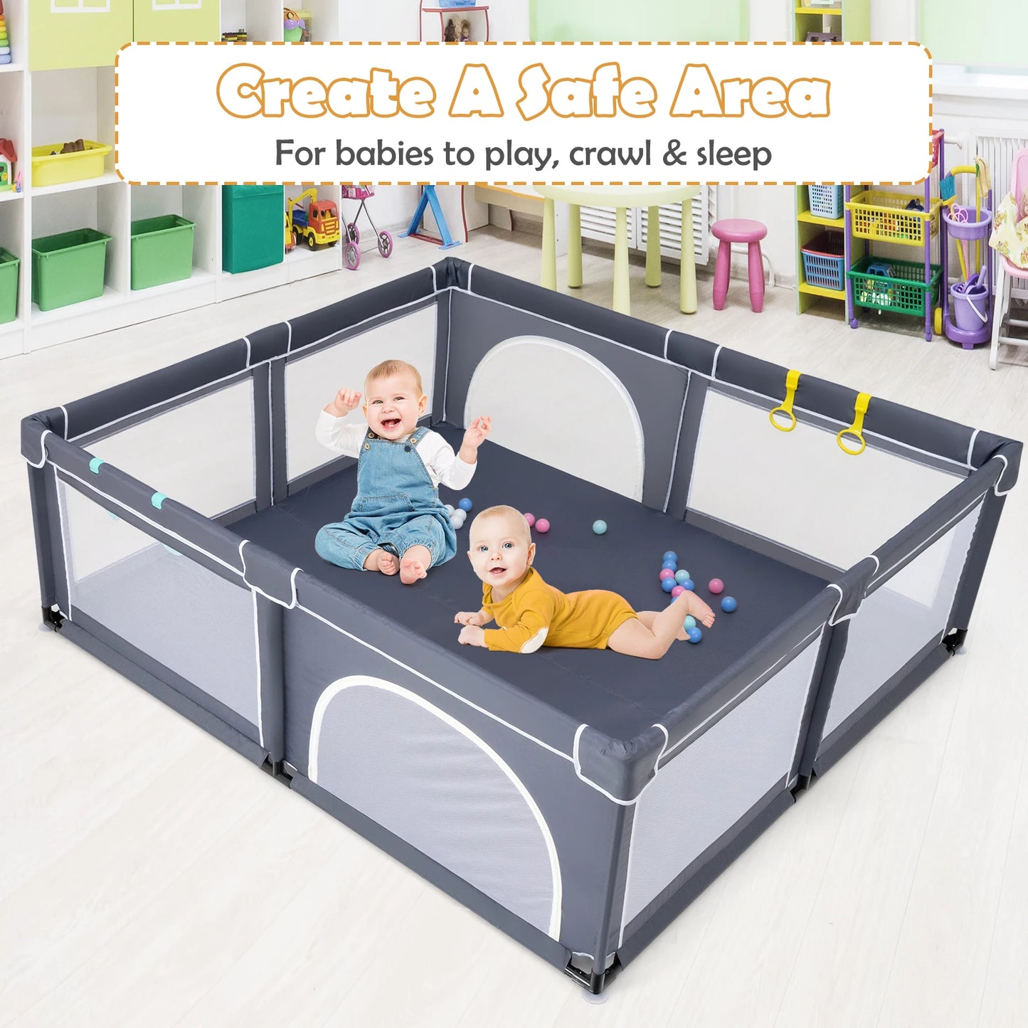 Extra Large Baby Playpen