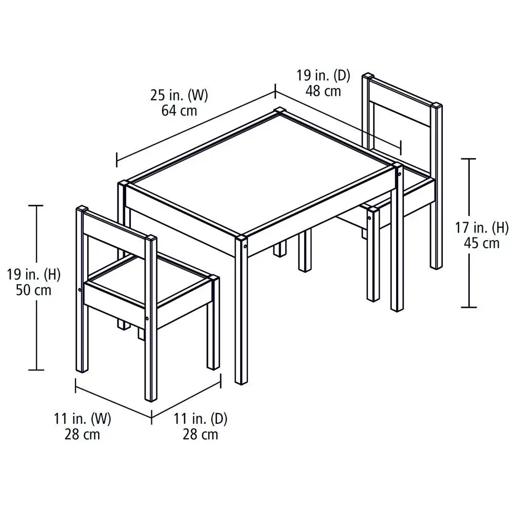 Child Table Chairs Set