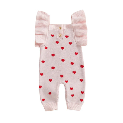 Adorable Toddler Valentines Day Romper