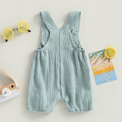 Baby Sleeveless Romper Overalls