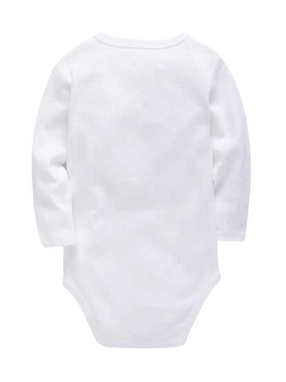 3 Pcs Baby Bodysuits Long Sleeve