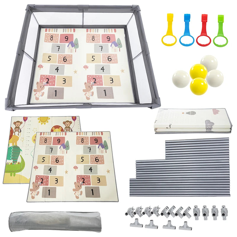 Large Baby Playpen with Mat