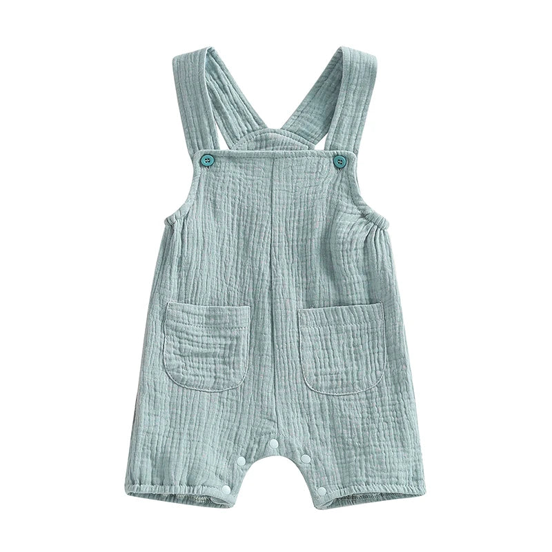 Baby Sleeveless Romper Overalls